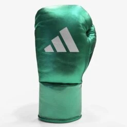 Adidas AdiStar 750 Pro Fight Boxing Gloves -GEEZERS BOXING adi180 green a