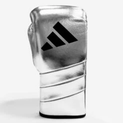Adidas Adispeed 500 Metallic Boxing Gloves - Lace -GEEZERS BOXING adi182 new silver a