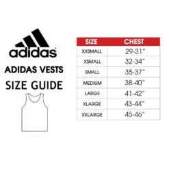 Adidas Base Punch Vest -GEEZERS BOXING adi1824size.chart