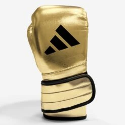 Adidas Adispeed 501 Metallic Boxing Gloves - Velcro -GEEZERS BOXING adi185 new gold a