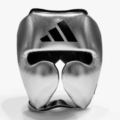 Adidas Speed Pro Metallic Headguard -GEEZERS BOXING adi820 new silver