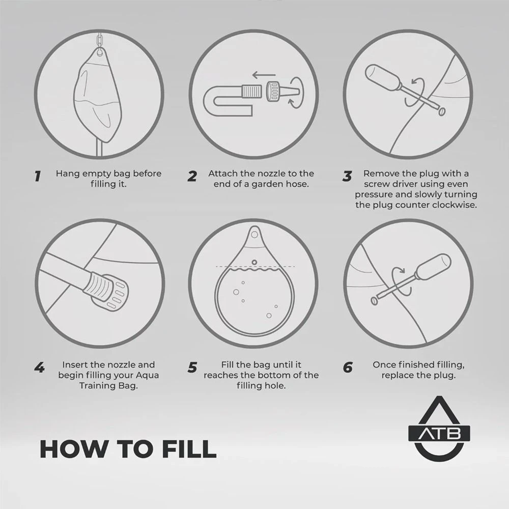 Aqua Punching Bag - 12" 6 Aqua Punching Bag - 12" - Image 6