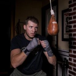 TITLE Cus D'Amato Genuine Leather Slipping Bag -GEEZERS BOXING cus slip bag