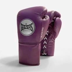 Geezers Elite Pro Training/Sparring Gloves 2.0 - Lace -GEEZERS BOXING elite pro lace purple