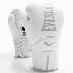Everlast Elite 2 Training Boxing Gloves - Lace -GEEZERS BOXING ev107 wht