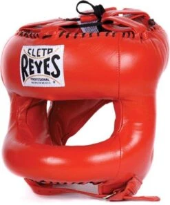 Cleto Reyes Rounded Nylon Bar Headguard -GEEZERS BOXING file 64 3 1 2