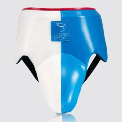 Fly Wraith X Groinguard -GEEZERS BOXING fly1001 whiteblue new 1
