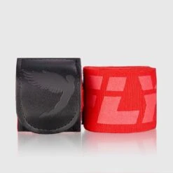 Fly Big Logo Hand Wraps -GEEZERS BOXING fly1100 red a