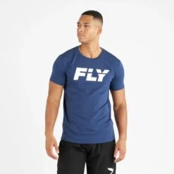 Fly Big Logo T-Shirt -GEEZERS BOXING fly2500 navy a