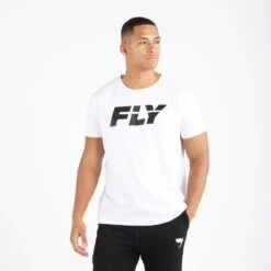 Fly Big Logo T-Shirt -GEEZERS BOXING fly2500 white a
