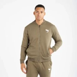 Fly Tracksuit Jacket -GEEZERS BOXING fly2504 green a