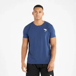 Fly Small Logo T-Shirt -GEEZERS BOXING fly2509 blue a