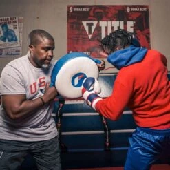 Fighting Sports Leather Punch Shield -GEEZERS BOXING fs702 a