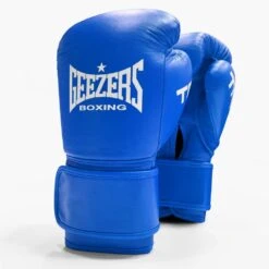 Geezers Leather TRG Training Boxing Gloves -GEEZERS BOXING g107red b