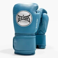 Geezers Elite Pro Training/Sparring Gloves 2.0 - Velcro -GEEZERS BOXING g155 new aqua a