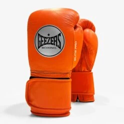 Geezers Elite Pro Training/Sparring Gloves 2.0 - Velcro -GEEZERS BOXING g155 new orange a