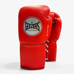 Geezers Elite Pro Training/Sparring Gloves 2.0 - Lace -GEEZERS BOXING g157 new red a