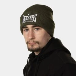 Geezers Cuffed Beanie -GEEZERS BOXING g2871olive