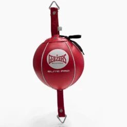 Geezers Elite Pro Leather Floor To Ceiling Ball -GEEZERS BOXING g3042 red