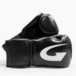 G-Boxing Cuban HFF1 Sparring Boxing Gloves - Velcro -GEEZERS BOXING gb140 black 1