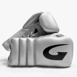 G-Boxing Cuban SFF1 Sparring Boxing Gloves - Lace -GEEZERS BOXING gb145 silver new a