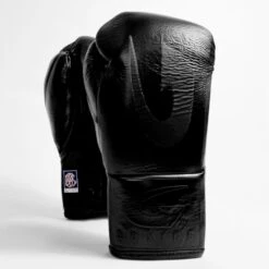 G-Boxing Cuban Professional Fight Boxing Gloves -GEEZERS BOXING gb170 black black a