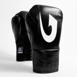 G-Boxing Cuban Professional Fight Boxing Gloves -GEEZERS BOXING gb170 black white a