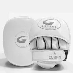 G-Boxing Cuban Mini Air Pads -GEEZERS BOXING gb705 white a 2