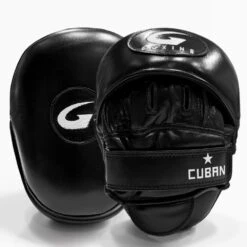 G-Boxing Cuban Curved Pads -GEEZERS BOXING gb706 black a