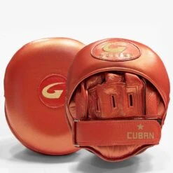 G-Boxing Cuban Big Air Pads -GEEZERS BOXING gb707 iced red a 1