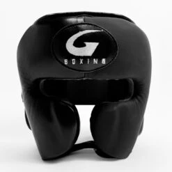 G-Boxing Cuban Big Cheek Headgear -GEEZERS BOXING gb800 newblack 1 1