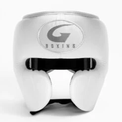 G-Boxing Cuban Big Cheek Headgear -GEEZERS BOXING gb800 newwhite 1 1