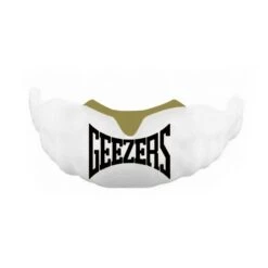 Geezers Custom Made Dentist Fit 2 Colour Mouthguard -GEEZERS BOXING geezers dentist fit mouthguard white gold 2