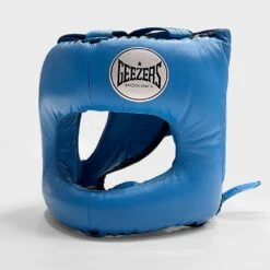 Geezers Elite Pro Bar Faced Headguard -GEEZERS BOXING geezers elite pro barfaced headguard aqua