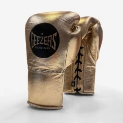 Geezers Elite Pro Fight Gloves - Special Edition -GEEZERS BOXING geezers special edition fight glove gold