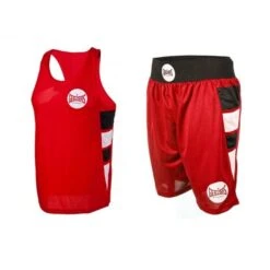 Geezers Elite Amateur Shorts & Vest Set -GEEZERS BOXING geezerselitesetred