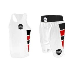 Geezers Elite Amateur Shorts & Vest Set -GEEZERS BOXING geezerselitesetwhite