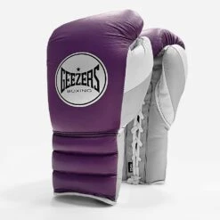 Geezers Halo Training/Sparring Boxing Gloves - Lace -GEEZERS BOXING halo live images lace purple