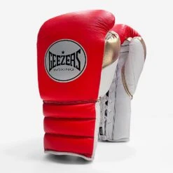 Geezers Halo Training/Sparring Boxing Gloves - Lace -GEEZERS BOXING halo live images lace red gold