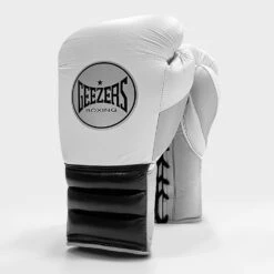 Geezers Halo Training/Sparring Boxing Gloves - Lace -GEEZERS BOXING halo live images lace white black grey