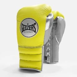 Geezers Halo Training/Sparring Boxing Gloves - Lace -GEEZERS BOXING halo live images lace yellow