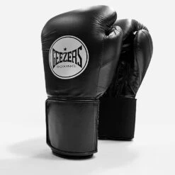 Geezers Halo Training/Sparring Boxing Gloves - Velcro -GEEZERS BOXING halo live images velcro black
