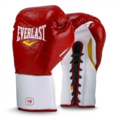 Everlast MX Professional Fight Boxing Gloves -GEEZERS BOXING mx red