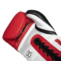 TITLE Boxing Professional Series GEL Sparring Gloves -GEEZERS BOXING pgssg rd wh 3 1 1
