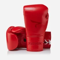 Phenom Boxing Elite SG-210 Pro Sparring Gloves - Lace -GEEZERS BOXING ph102 red a