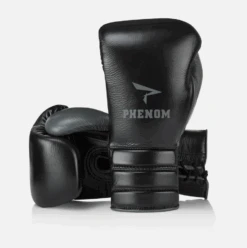 Phenom Boxing SG-202 Sparring Gloves - Lace -GEEZERS BOXING ph110 black grey