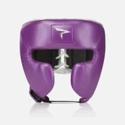 Phenom Boxing SHG-252 Cheek Headguard -GEEZERS BOXING ph802 purple silver