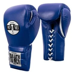 Pro Mex Pro Boxing Gloves V3.0 - Lace -GEEZERS BOXING pm102 blue a
