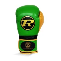 Ringside Pro Fitness Boxing Gloves -GEEZERS BOXING pu green front 2