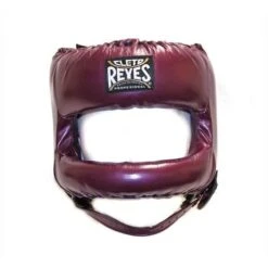 Cleto Reyes Rounded Nylon Bar Headguard -GEEZERS BOXING purplemetrounded 1 2